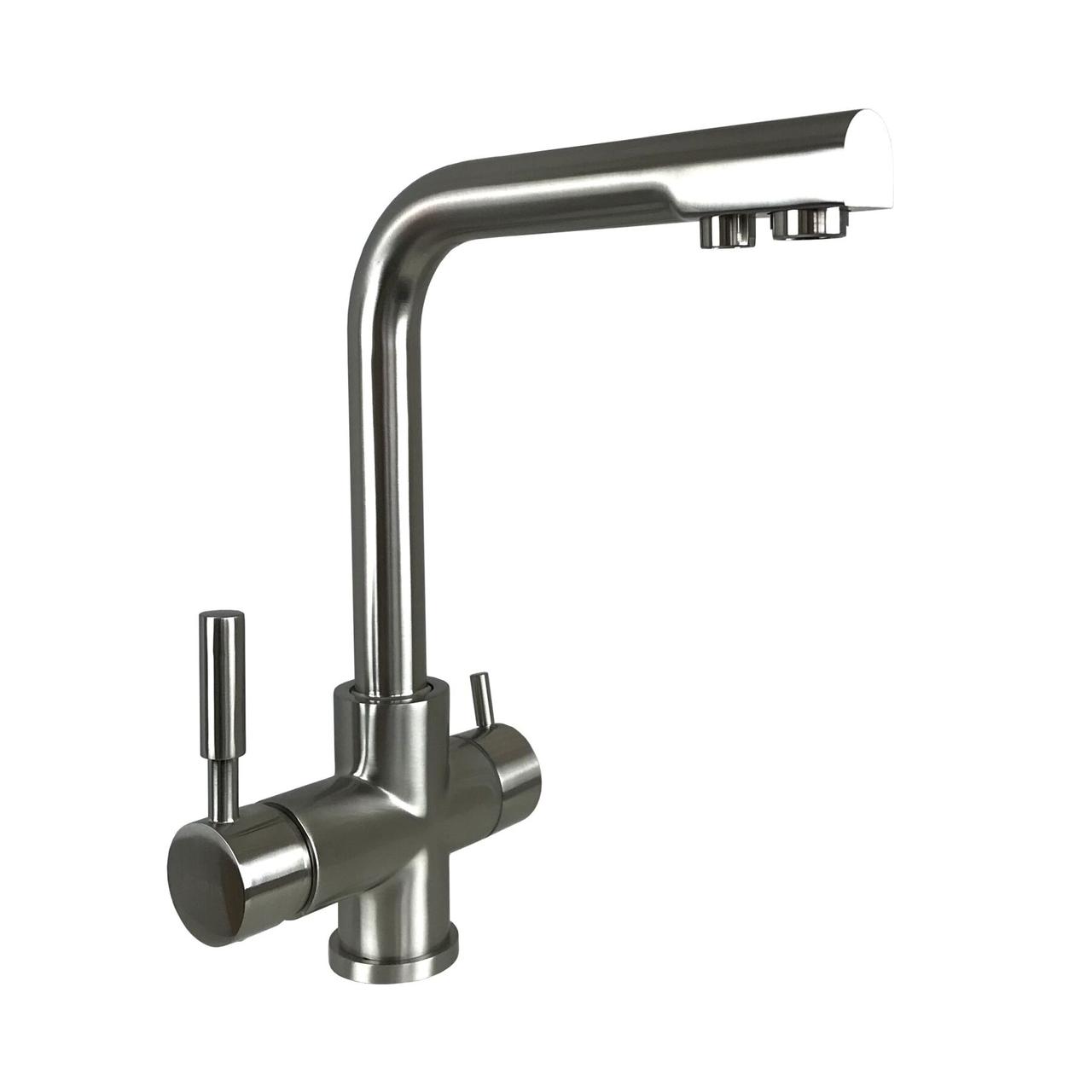 

Смеситель кухонный Globus Lux LAZER GLLR-0888 StSTEEL