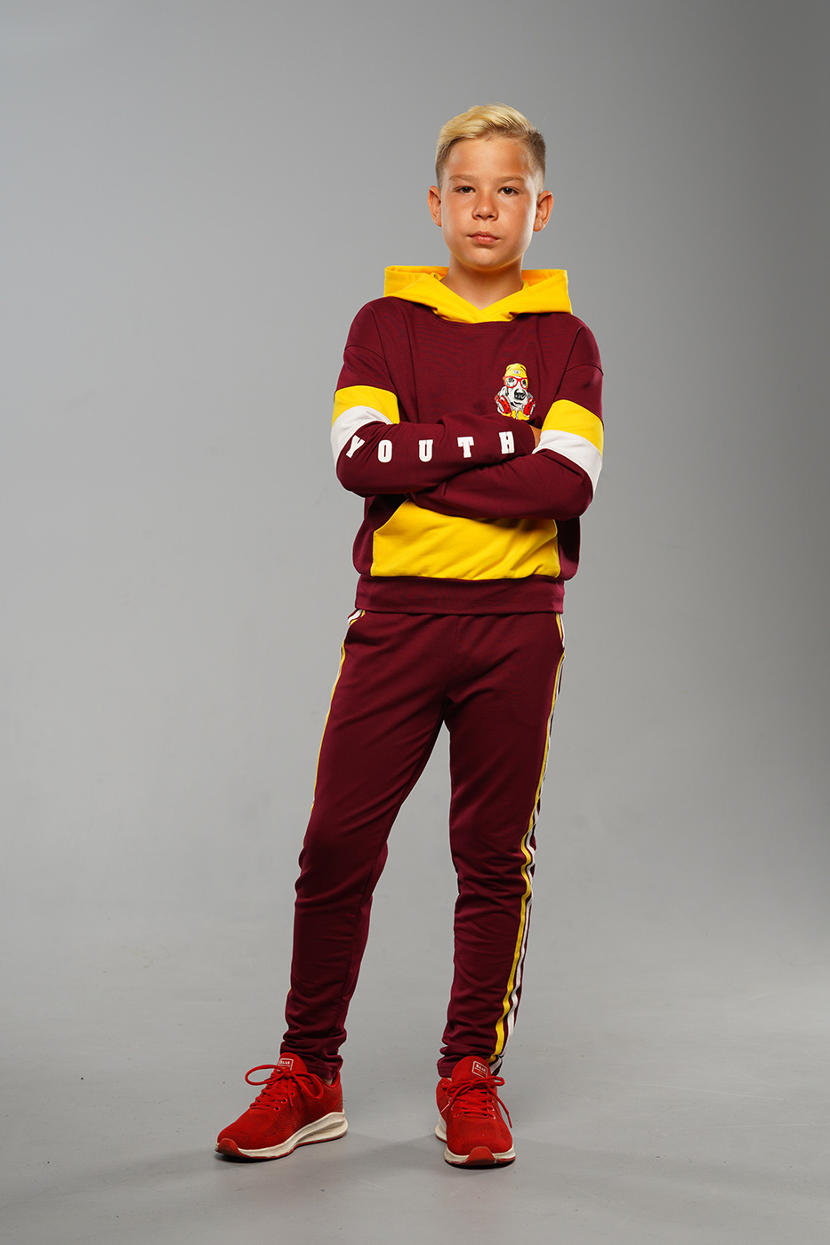 

Спортивный костюм Tiaren Semmi Pes 152 см Бордовый