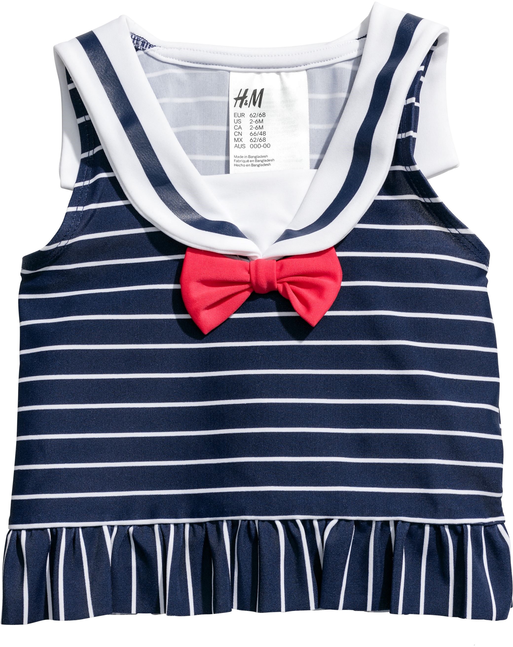 

Майка H&M 5423437 62-68 см Темно-синяя