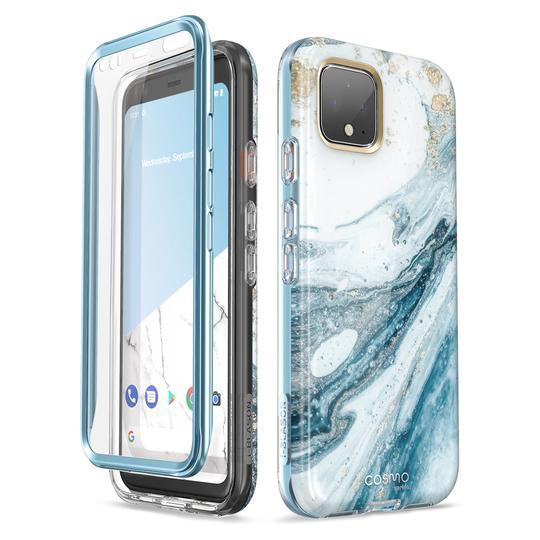 

Чехол i-Blason Cosmo 360 with screen protector для Google Pixel 4 Blue