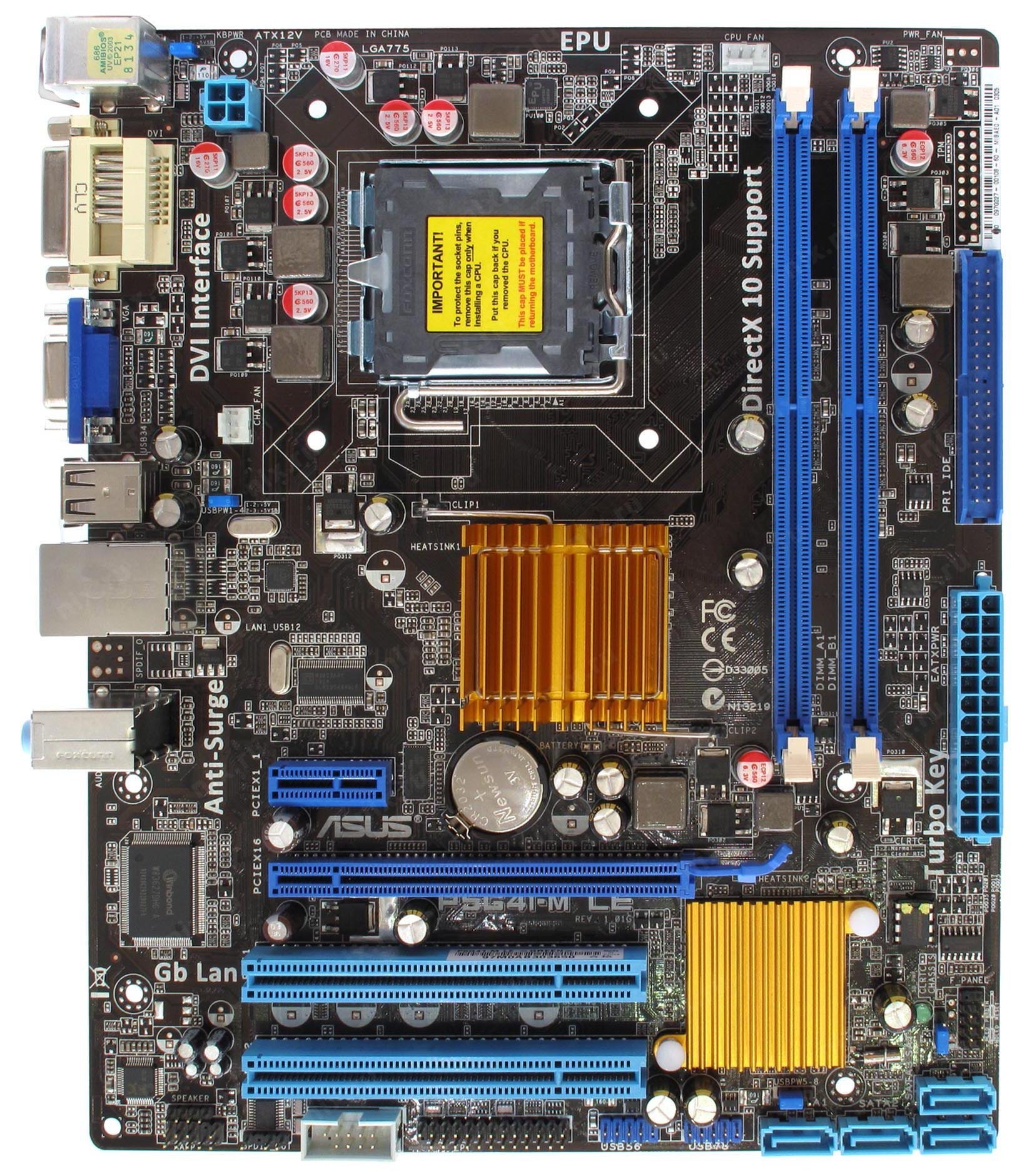 Материнская плата Socket 775 ASUS P5G41-M LE ( s775, DDR2, G41, PCI ...