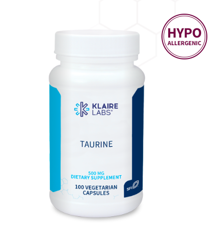 

Пищевая добавка Klaire Labs Taurine 500 мг 100 капсул