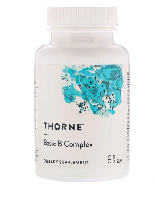 

Базовый комплекс витаминов Thorne Research Basic B complex 60 капcул