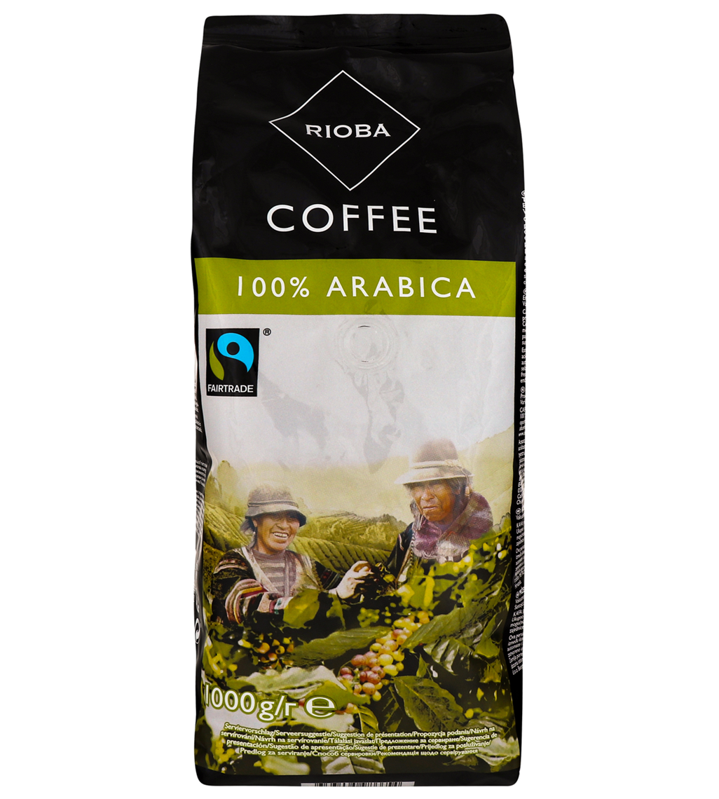 Кофе Rioba Coffee Арабика натуральный жареный в зернах 1000г от ...