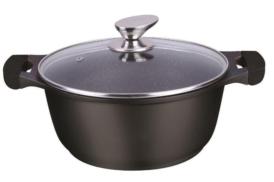 

Кастрюля из алюминия с крышкой 6.3 л Ø28 см Black Bohmann