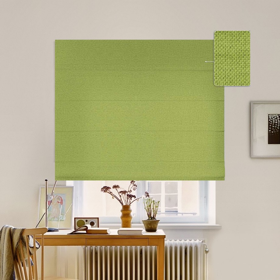 

Римская штора система Classic InHt Рогожка Dimout 32 Травяной 90х160 см