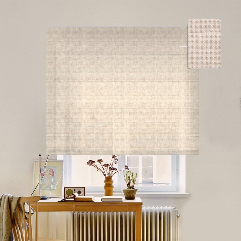 

Римская штора система Classic InHt Лен Fine d55 Бежевый 170х160 см