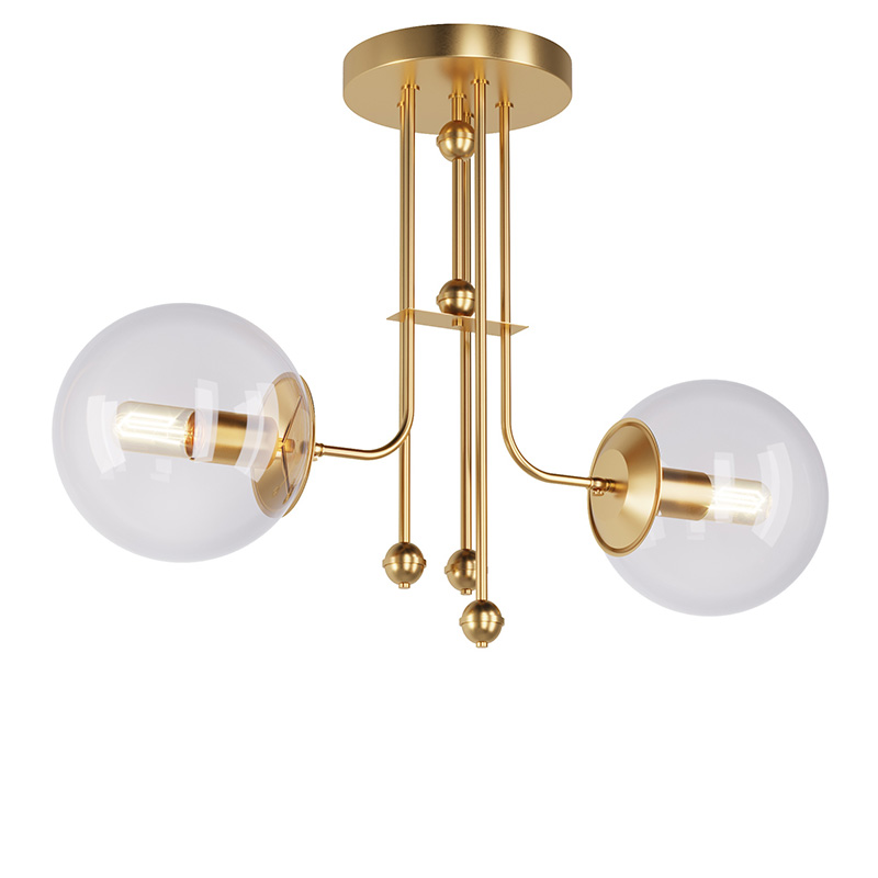 

Люстра Pikart Lights 6162-1 Brass Glass