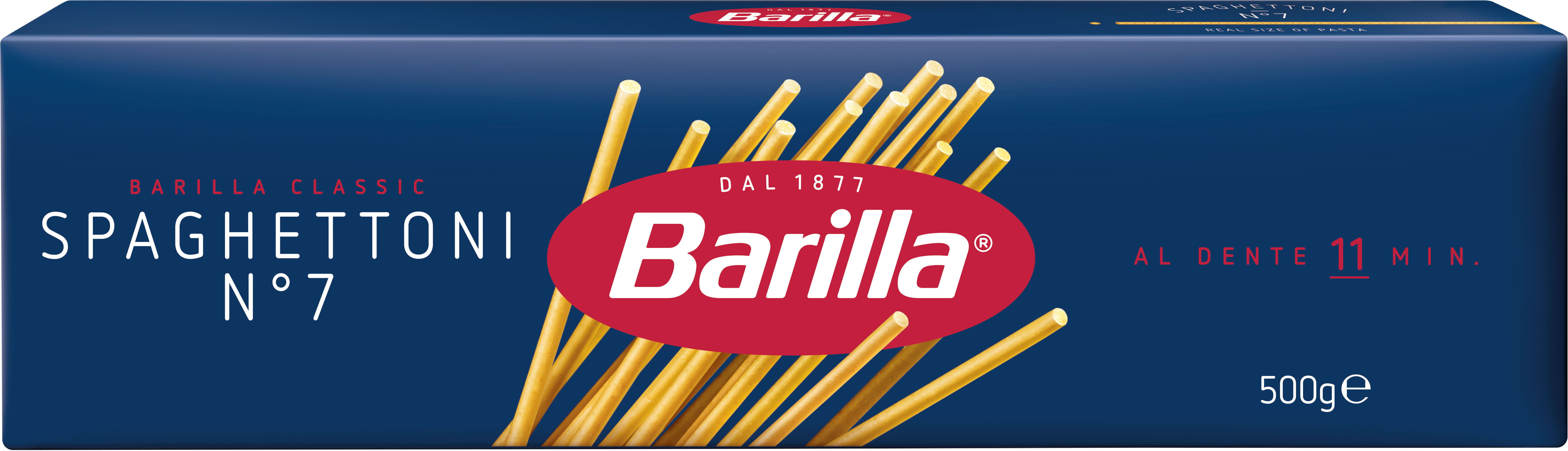 Макароны Barilla Spaghettoni №7 паста Спагеттони 500 г (8076808150072 ...