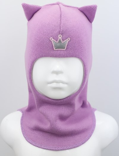 

Зимняя шапка-шлем Ruddy для девочки 2250-12/-21 модель Кошка р. 2 (50-53 см)