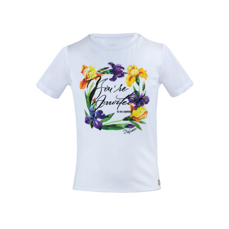 

Футболка «Ирисы» STEFANIA spanish brand 104 см Белый 320092