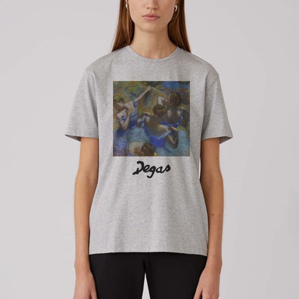 

Футболка Fanbolka Голубые Танцовщицы Дега  Светло-серая меланжевая, Футболка Fanbolka Голубые Танцовщицы Дега L Светло-серая меланжевая