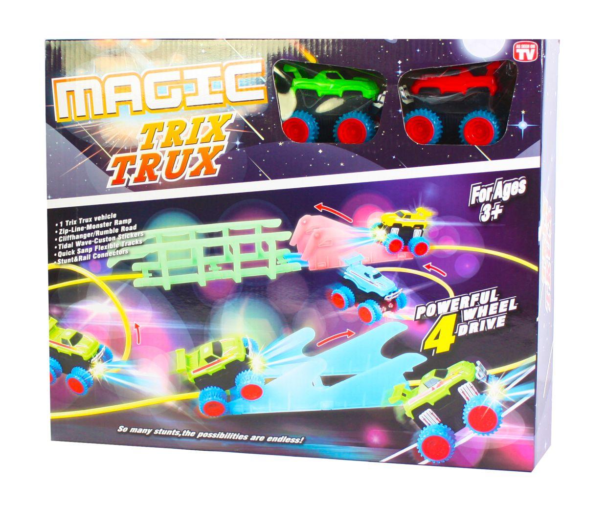 

Игровой набор Гоночный трек Монстр TRIX TRUX XL-111 (2 машинки с светящимися фарами) (SD 1148162059)