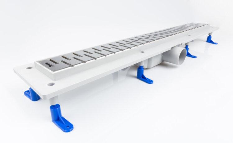 

Душевой канал STYRON STY-M-80 с полированной решеткой 800 мм Медиум с "сухим" сифоном