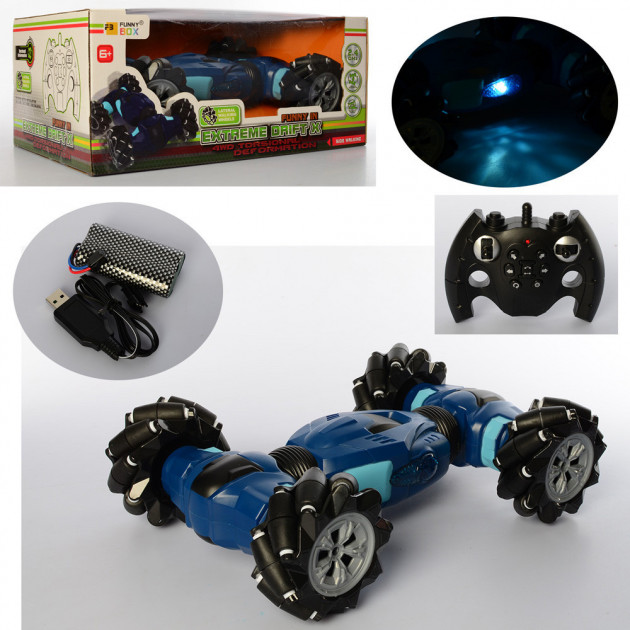 

Трюковый вездеход на радиоуправлении Twist Climbing Car 208037 синий