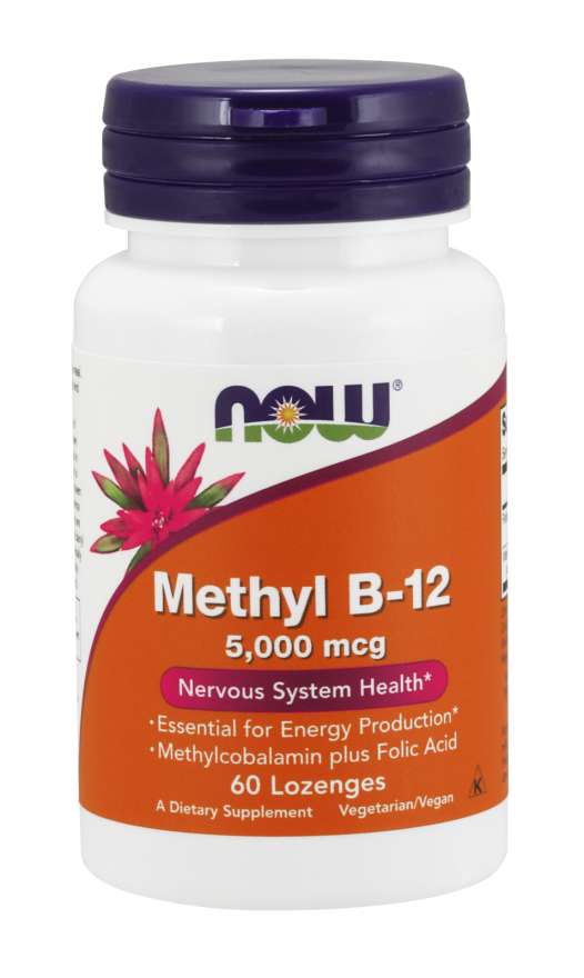 

Витамины NOW Methyl B-12 5,000 mcg Lozenges 60 таблеток (4384302723)