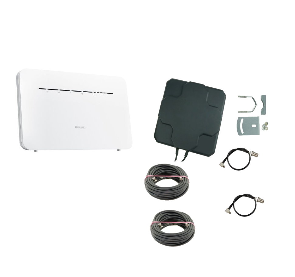

4G WI-FI-роутер Huawei B535-232 с кабелем и наружной MIMO антенной DP9