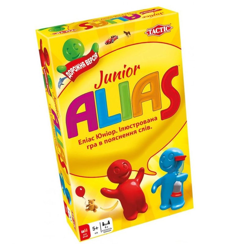 

Настольная игра Tactic Alias Junior дорожная версия (на украинском языке)