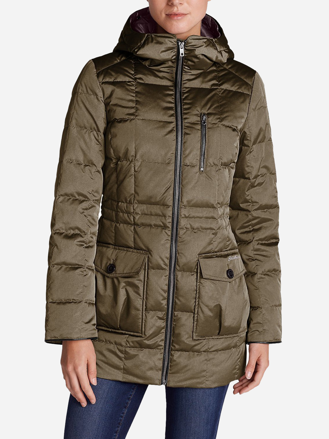 

Пуховик Eddie Bauer Yukon Classic Down Parka 5074MR  Коричневый, Пуховик Eddie Bauer Yukon Classic Down Parka 5074MR XS Коричневый