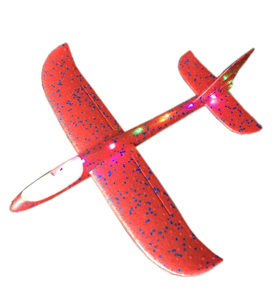 

Метательный планер SkyPlane светящийся по всей длине 48 см Красный (HbP050503)