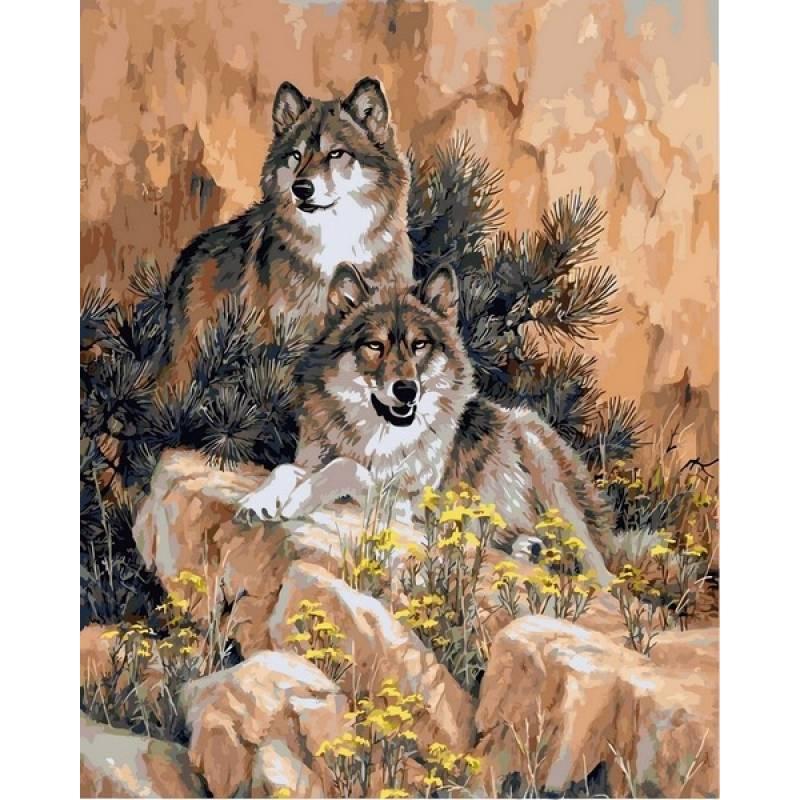 

Картина по номерам VP345 Волки. Худ. Ларри Фэннинг, 40x50 см., Babylon