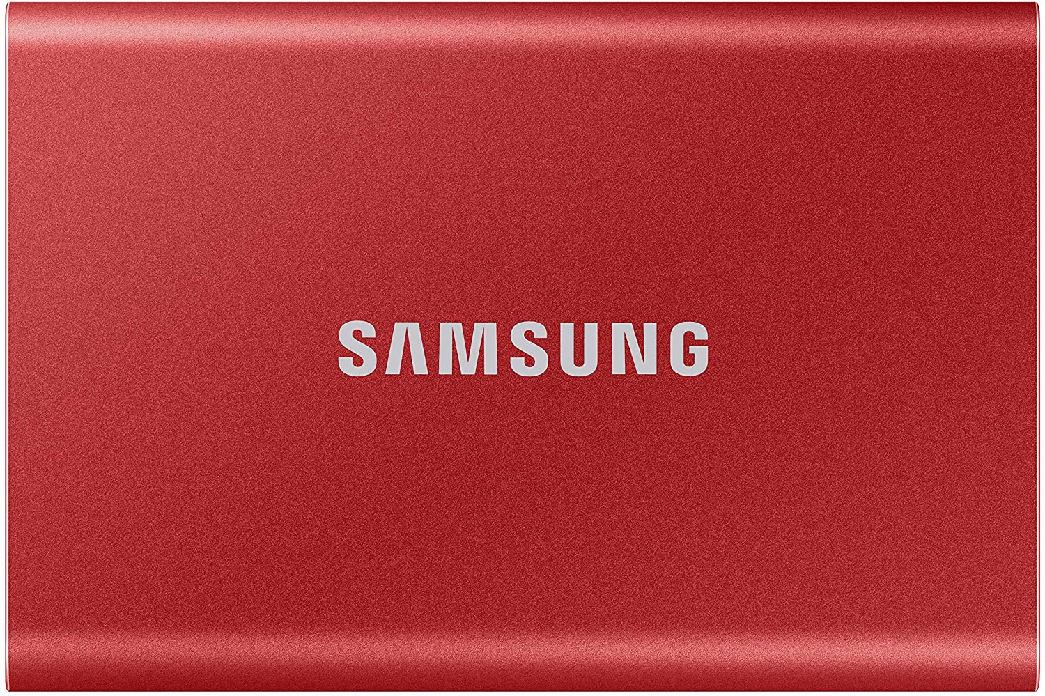 Акція на Samsung Portable SSD T7 500GB USB 3.2 Type-C (MU-PC500R/WW) External Red від Rozetka UA