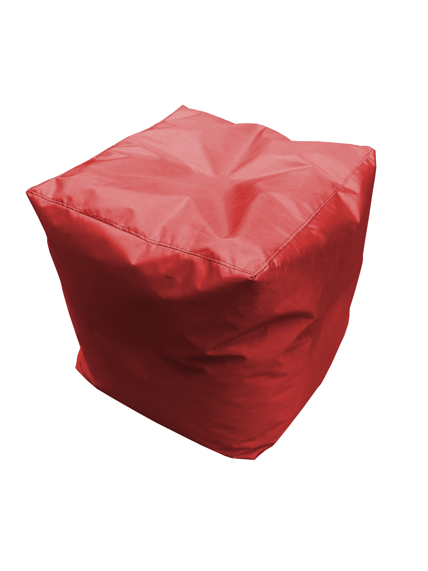 

Бескаркасный пуф красный Ave Maria Cube-3