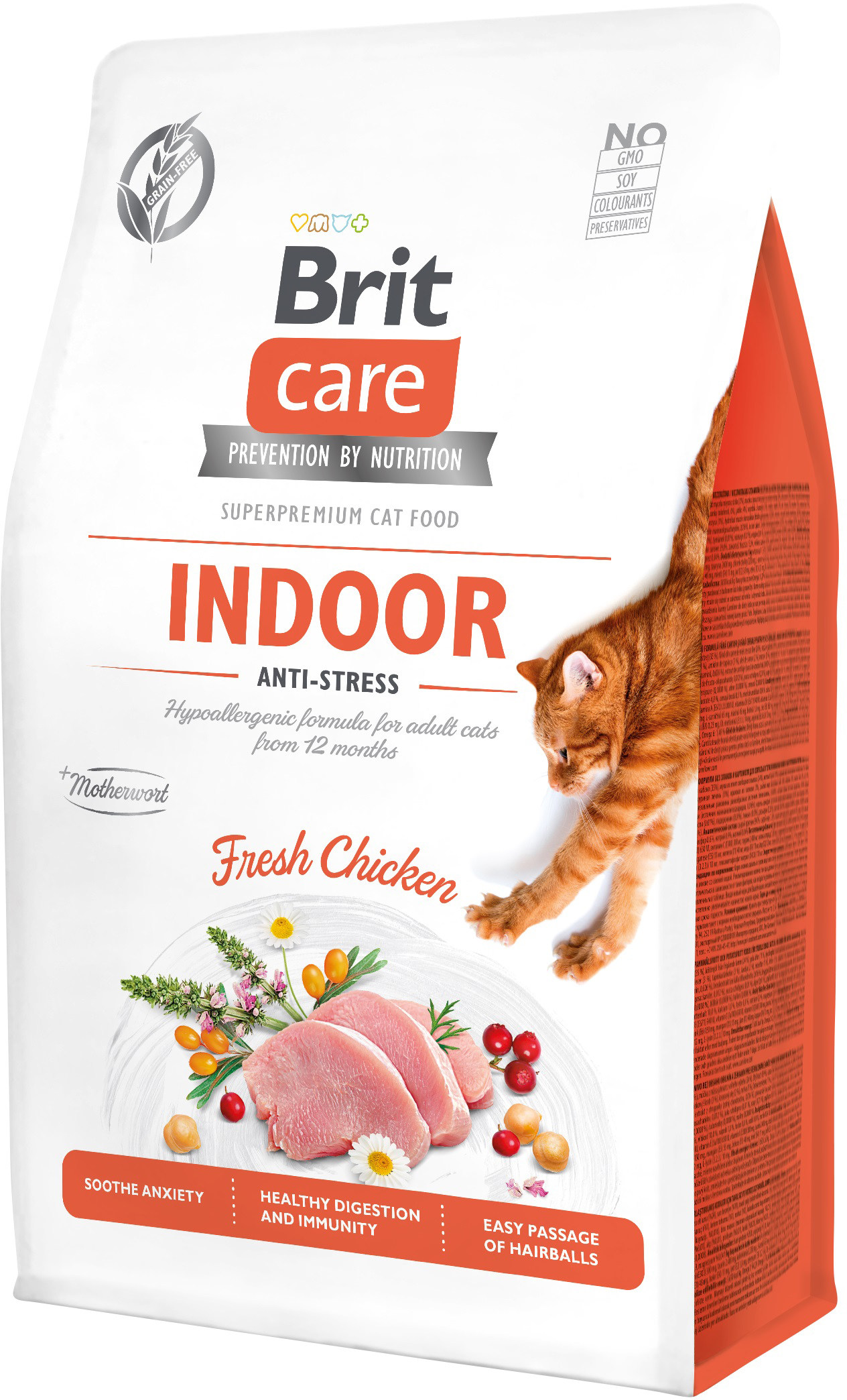 Сухой корм для кошек живущих в помещении Brit Care Cat GF Indoor  Anti-stress с курицей 7 кг (8595602540846) – в интернет-магазине ROZETKA |  Купить в Украине: Киеве, Харькове, Днепре, Одессе, Запорожье, Львове