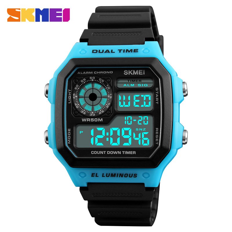 

Часы Skmei 1299 Black-Blue-Black