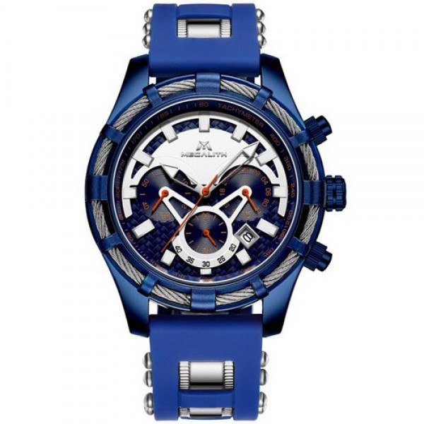 

Часы Megalith 8042M Blue-Silver