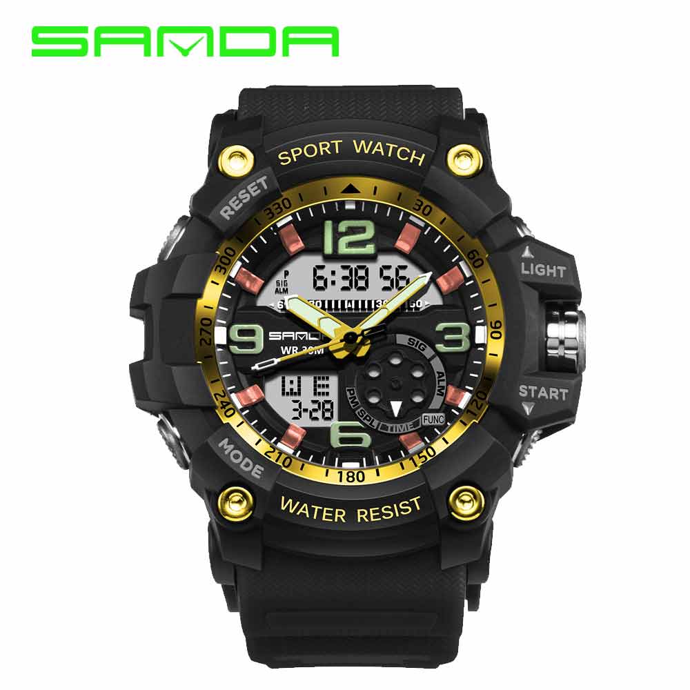 

Часы Sanda 759 Black-Gold