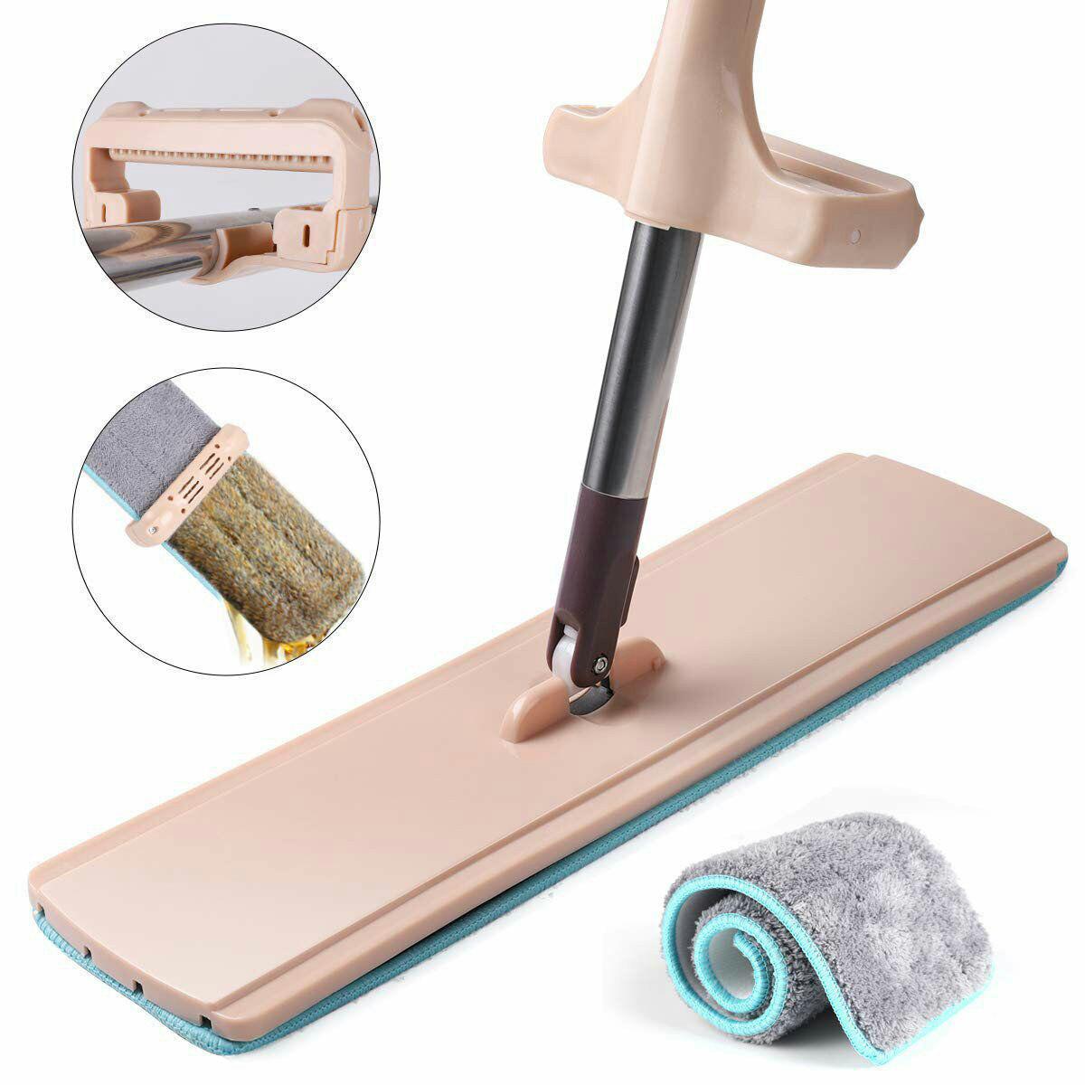 ШВАБРА ЛЕНТЯЙКА С ОТЖИМОМ SPIN MOP с поворотом на 360 градусов ДЛЯ ...