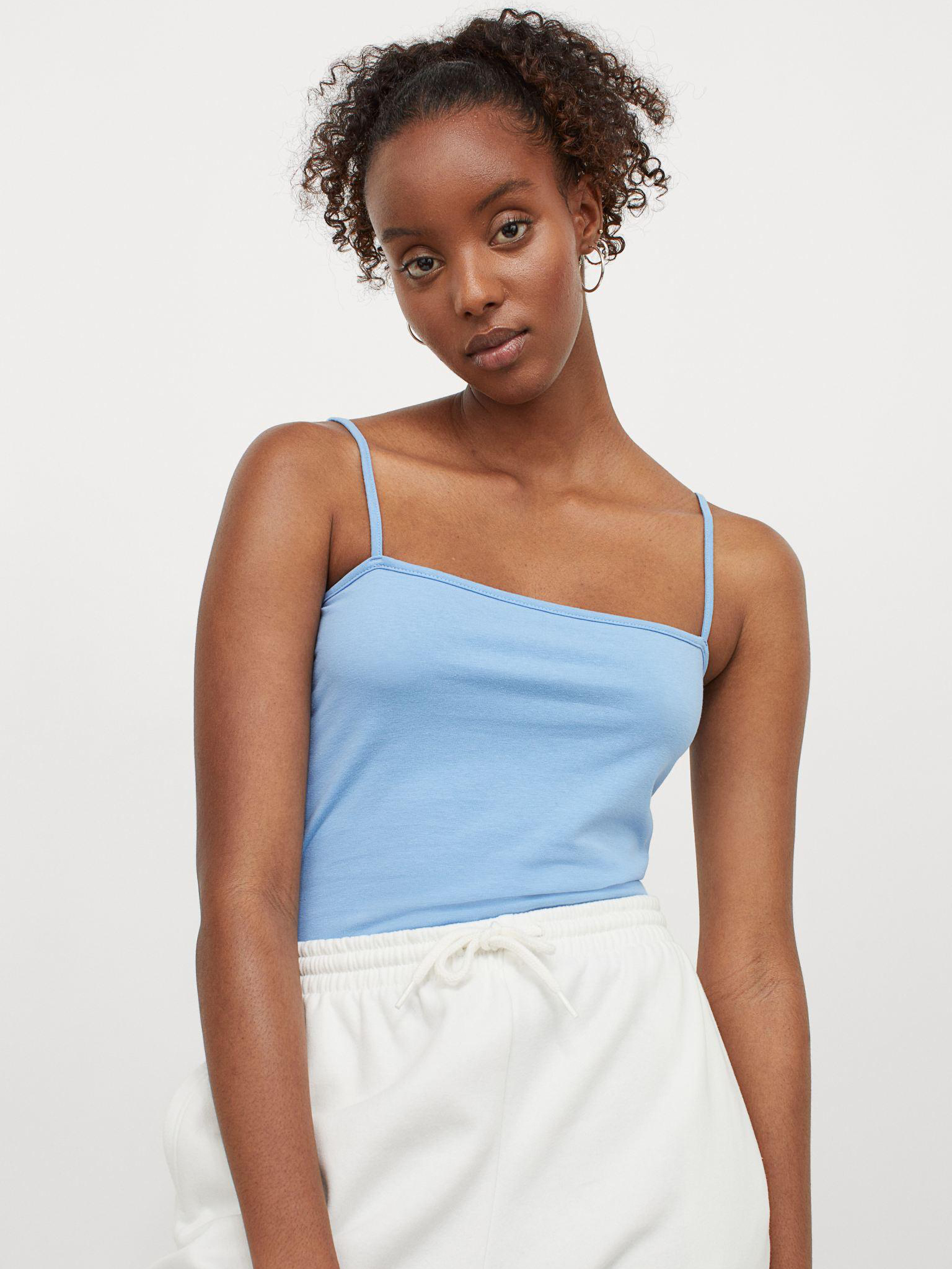 Топ жіночий H&M XAZ325677FMMR M Блакитний від Rozetka на платформі USKIDKA Акція на Топ жіночий H&M XAZ325677FMMR M Блакитний від Rozetka
