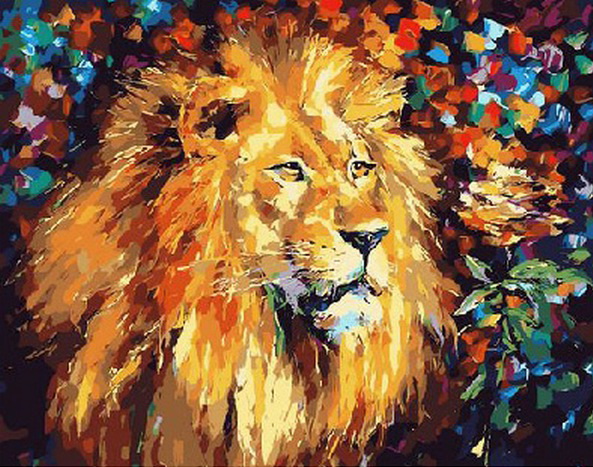 

Картина по номерам Mariposa Великолепный лев 40*50 см (в коробке) арт.MR-Q051
