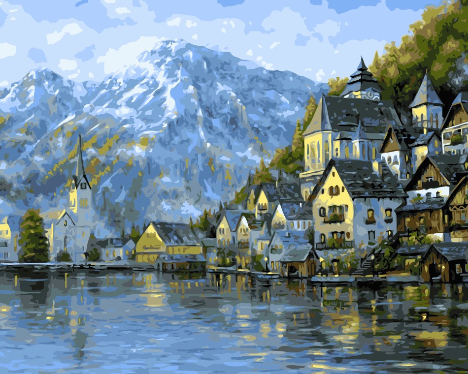 

Картина по номерам ArtStory Прекрасная Австрия 40*50 см (в коробке) арт.AS0028