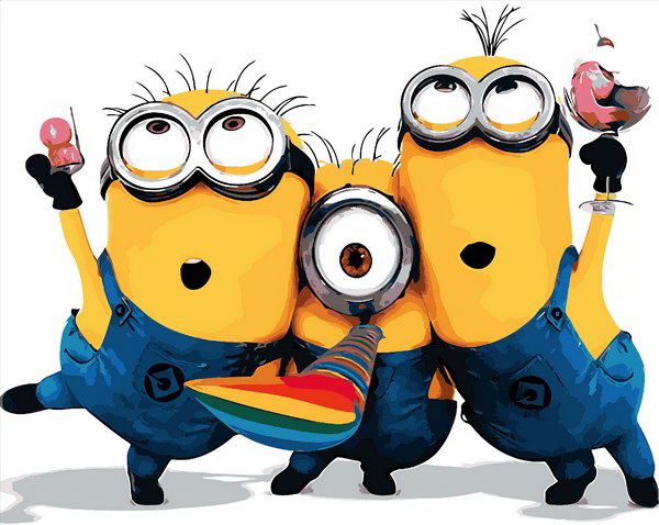 

Картина по номерам Mariposa Миньоны 40*50 см (в коробке) арт.MR-Q2098