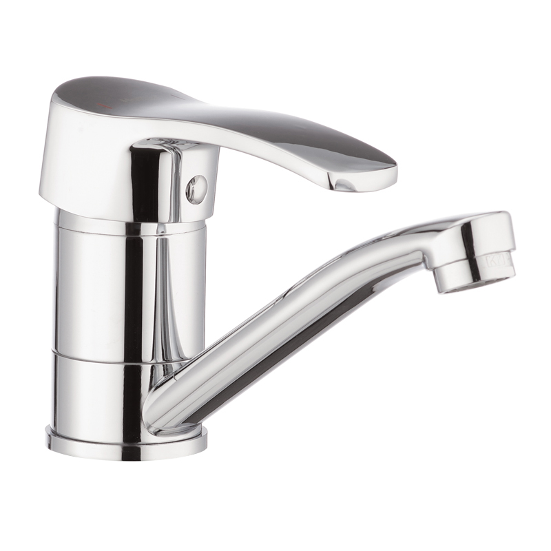 

Смеситель для кухни Haiba FOCUS 555 (излив 15 см) на гайке