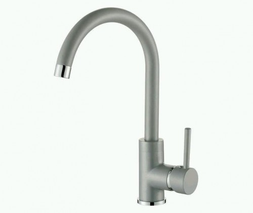 

Змішувач кухонний Aquasanita Sabia 5523-202 alumetallic Алюметалік