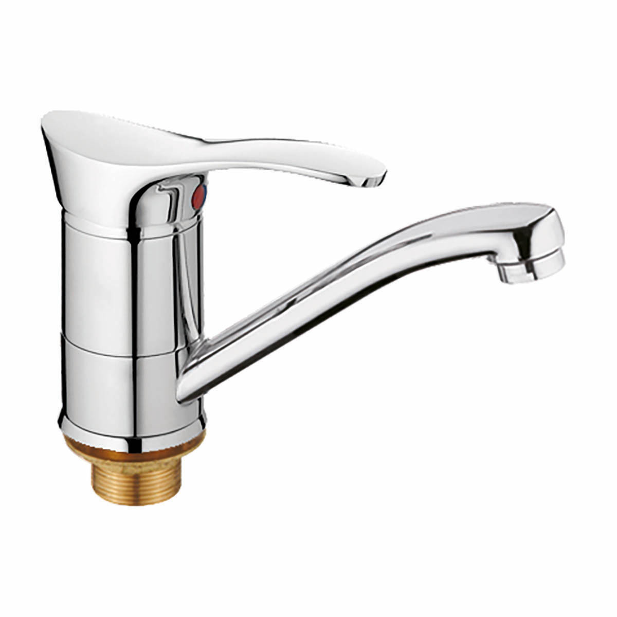 

Смеситель для кухни HAIBA ERIS 555 (15 см) на гайке (ST3145)
