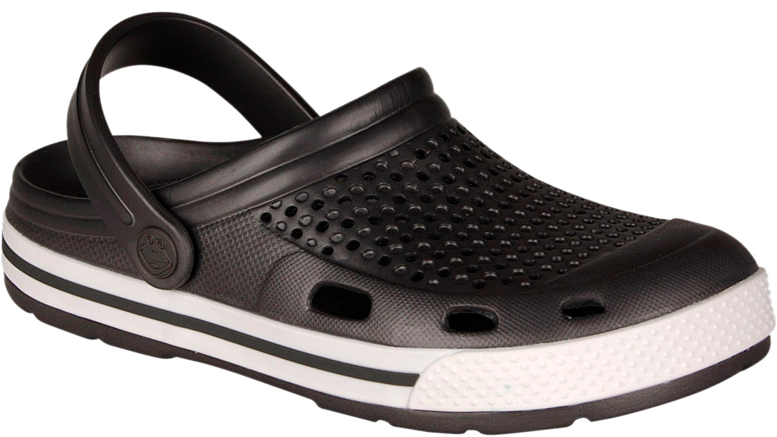 

Сабо Coqui Lindo женские темно-серые с белым 40 (6413-100-2432/40)