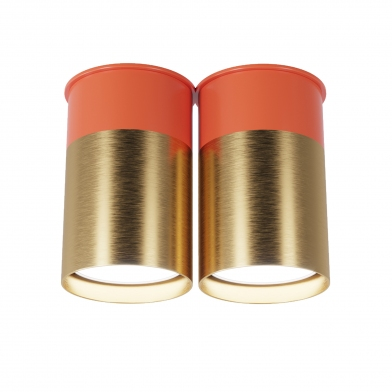 

Точечный светильник Pikart BP двойной Coral Gold 6349-2