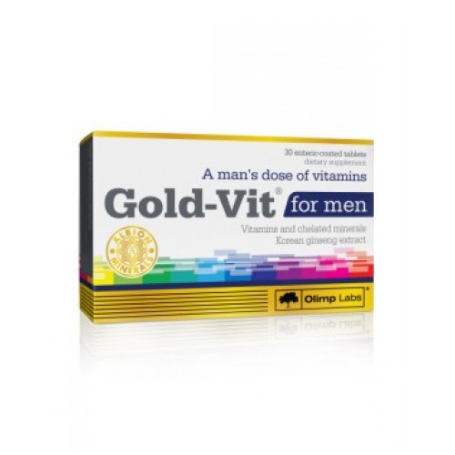 

Витамины Olimp Nutrition Gold-Vit for men 30 таблеток (767401)