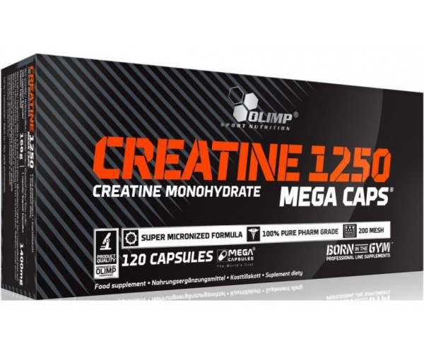 

Креатин Olimp Sport Nutrition Creatine 1250 Mega Caps, 120 капсул (597601)