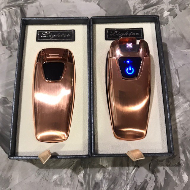 

Зажигалка Usb 2-Ой Импульс 41531 Золото + Уровень Заряда