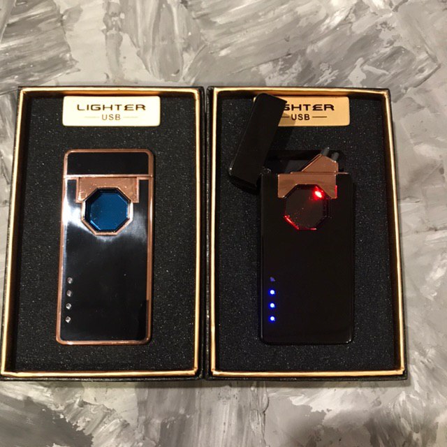 

Зажигалка Usb 2-Ой Импульс 41231 Черная + Уровень Заряда