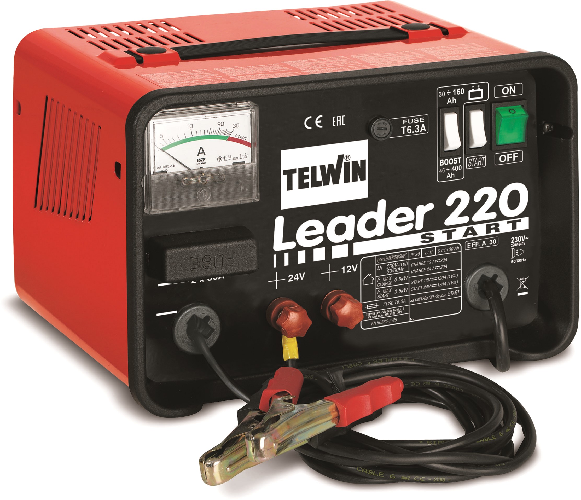 R̲O̲Z̲E̲T̲K̲A̲ | Пускозарядное устройство Telwin Leader 220 Start 230В .