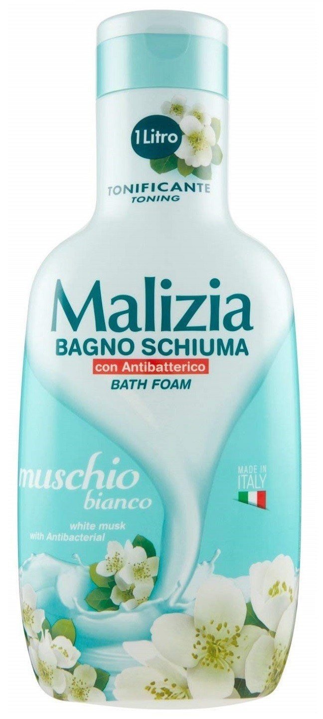 Гель-пена для ванны и душа Malizia Белый мускус 1л – низкие цены ...