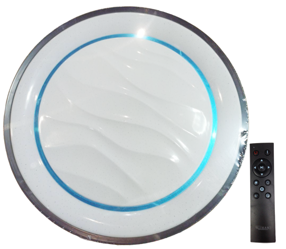 

Светильник LED Smart с пультом управления 3000-4000-6500K 80W CATANIA круг LUMANO