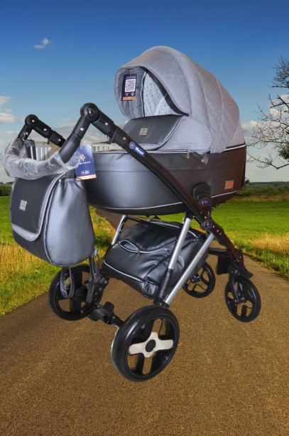 

Універсальна коляска 2 в 1 BabyPram Martel GFL gray