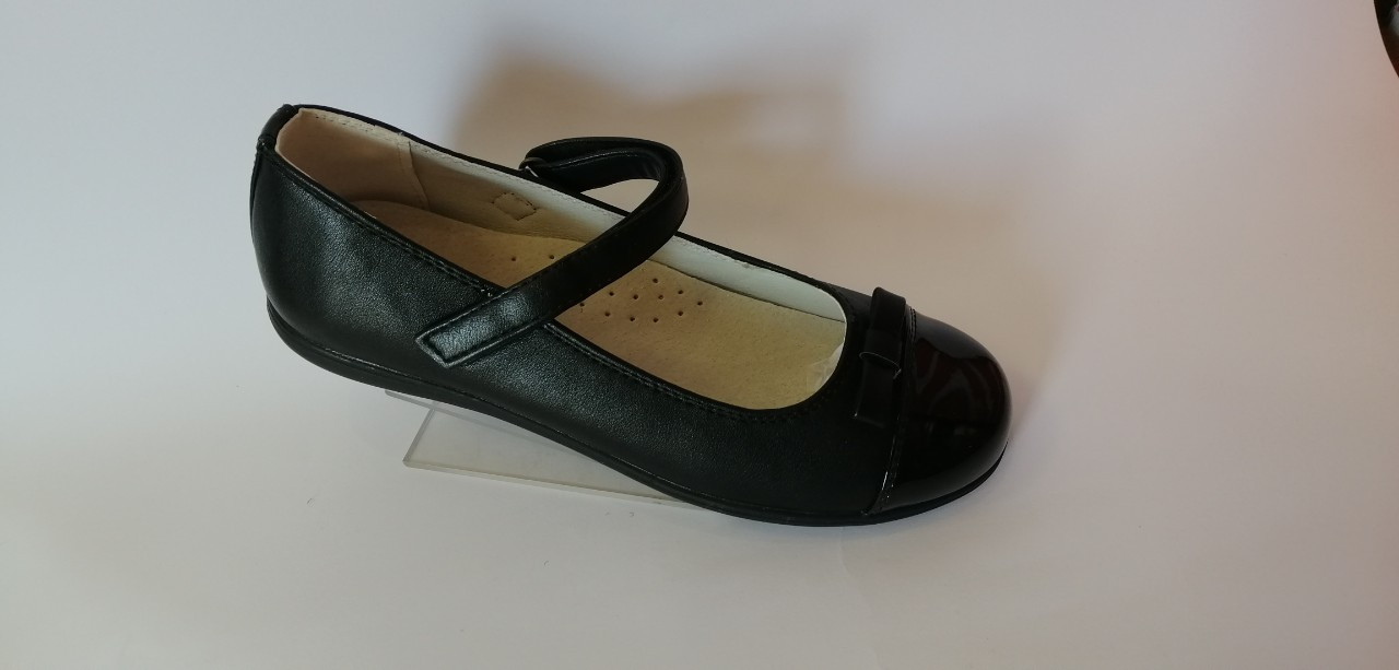 

Туфли для девочки Apawwa 18/3 sale чёрные р.36-23 см